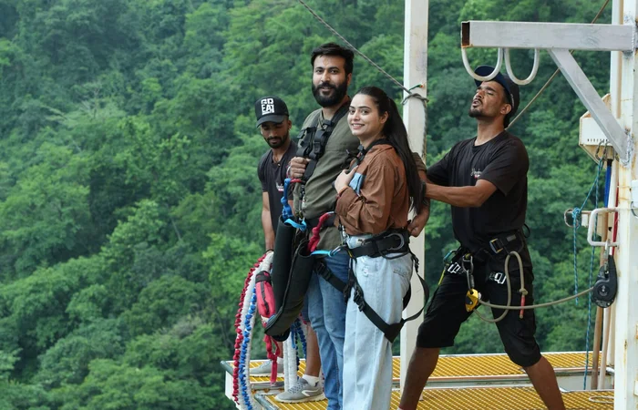 Couple Bungee 111mtrs Himalayan Bungee in Rishikesh